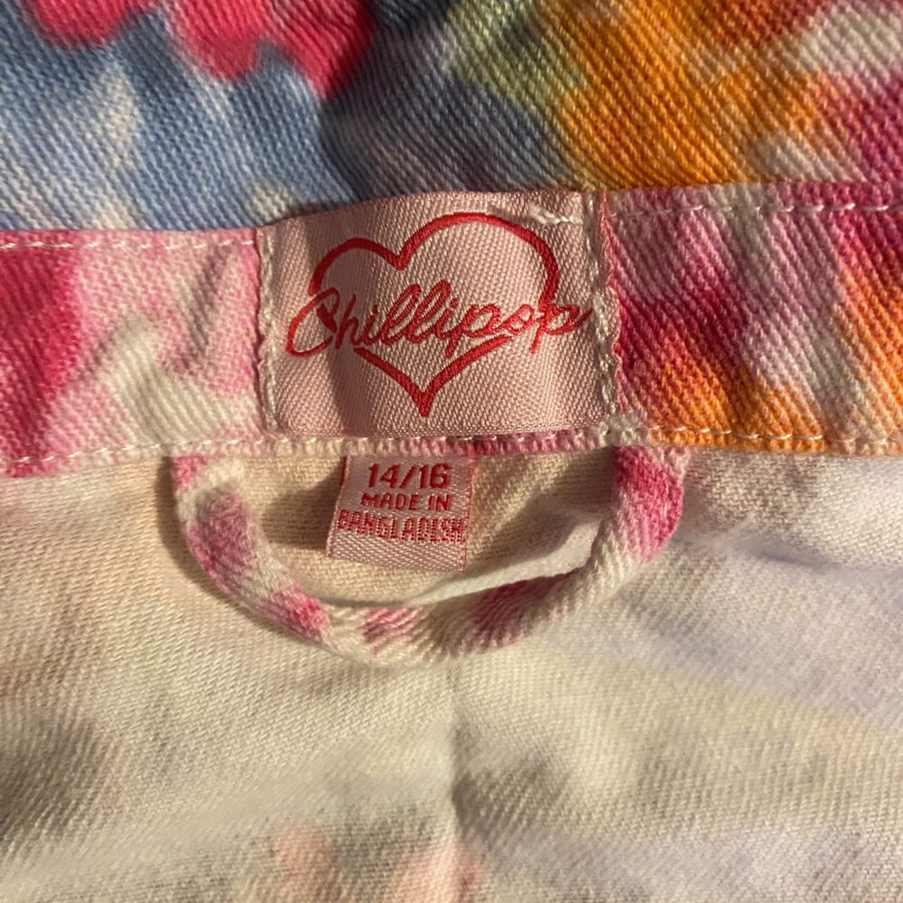 Tie dye distressed denim jacket - Picture 4 of 8